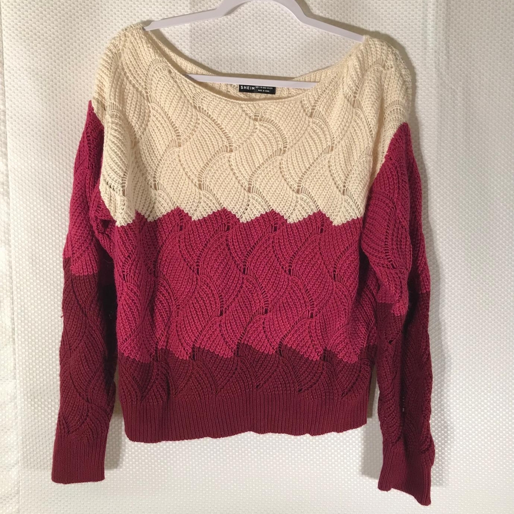 SHEIN Multicolor Knit Sweater
